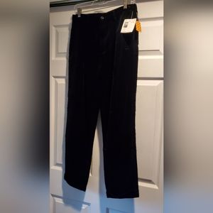 Women's, black, heavy cotton dress pants. Good for winter and evening wear.